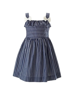 Сарафан в полоску для девочек - Little Kid, Big Kid, синий Rachel riley