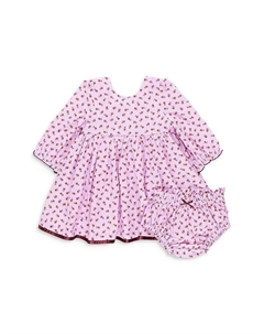 Комплект платьев Amma для девочек - Лавандовые крошечные розы - Малышка, фиолетовый Pink chicken