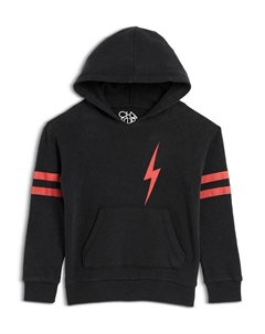 Толстовка с длинными рукавами и принтом молнии для мальчиков - Little Kid, Big Kid, черный Chaser