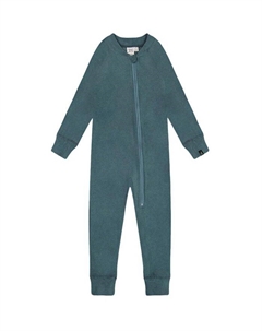 Цельное термобелье для мальчиков - Little Kid, зеленый Deux par deux