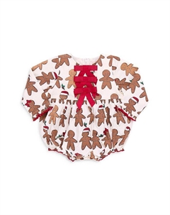 Детский комбинезон с пузырьками Hermione Gingerbread Cookie - Baby, коричневый Pink chicken