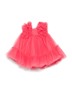 Платье с оборками, розовый Abel & lula