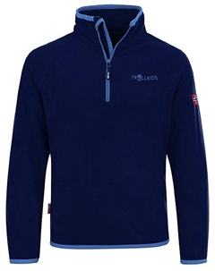 Флисовая куртка Fleecepullover Nordland, темно синий Trollkids
