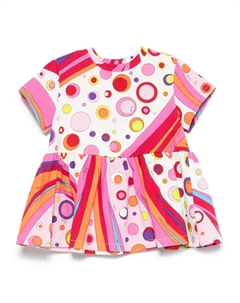 Платье с принтом Solid, белый Pucci junior