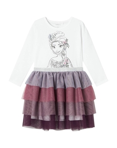 Платье Dress NMFOKANNA FROZEN, белый Name it