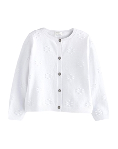 Вязаный кардиган Knit Cardigan, белый Next