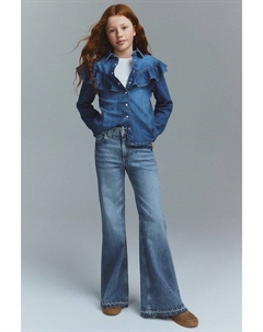 Расклешенные джинсы, синий H&m