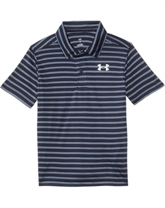 Поло Kids Ua Match Play Stripe Polo, цвет Midnight Navy Under armour