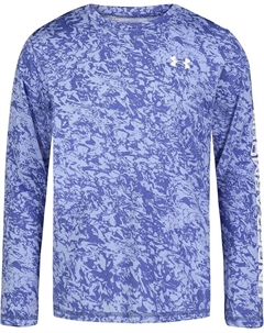 Рубашка Kids Undertow Logo Upf Long Sleeve Shirt, цвет Celeste Under armour