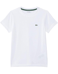 Толстовка Kids Short Sleeve Crew Neck Classic Cotton T-Shirt, белый Lacoste