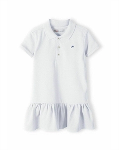 Дневное платье SHORT SLEEVE WITH FRILLED, цвет white Minoti