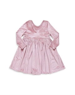 Велюровое платье Steph для девочек розового цвета - Сиреневый - Little Kid, фиолетовый Pink chicken