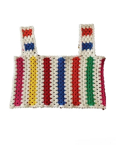 Укороченный топ крючком радуги для девочек - Little Kid, Big Kid, мультиколор Nessi byrd