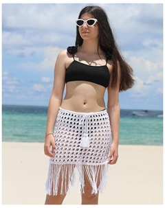 Юбка ручной работы крючком для девочек Force - Little Kid, Big Kid, белый Nessi byrd