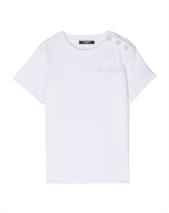 Kids футболка с логотипом, белый Balmain
