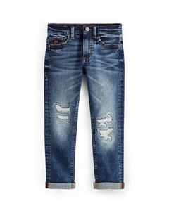 Джинсы Straight Leg DISTRESSED JEANS, цвет mid blue Next