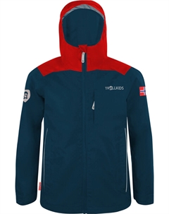 Дождевик Bergen, темно синий Trollkids