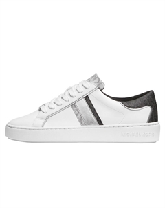 Кеды, KORS Скейтборд обувь женская низкая Белый/Черный/Серебристый Michael kors