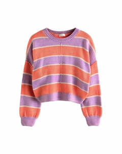 Джемпер STRIPE REGULAR FIT, фиолетовый Next