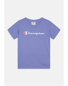 Футболка с принтом ICONS CREWNECK WITH LARGE LOGO, фуксия Champion