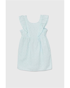 Льняное платье для мальчика/девочки, бирюзовый United colors of benetton