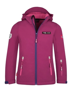 Куртка софтшелл Oslofjord, розовый Trollkids