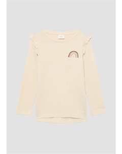 Футболка sOliver langarm, бежевый S.oliver