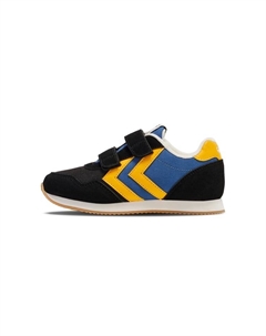 Низкие кроссовки Klettverschluss Low Reflex Double Kinder, цвет blue/yellow Hummel