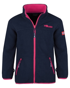 Флисовая куртка Oppdal XT, темно синий Trollkids