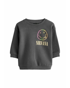 Толстовка REGULAR FIT - NIRVANA CREW , серый Next