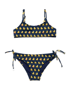 Kids бикини Jaiden с принтом, синий Mc2 saint barth