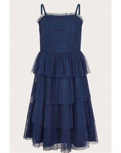 Платье выпускного вечера из тюля Inga spot, синий Monsoon