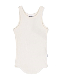 Топ в рубчик, белый Molo