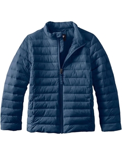 Альтернативная утепленная пуховая куртка для детей 4–20 лет с термоплюмом, темно-синий Lands' end