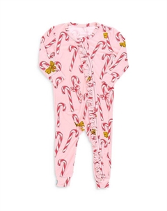 Комбинезон для девочек с оборками и принтом - Baby, розовый Pink chicken