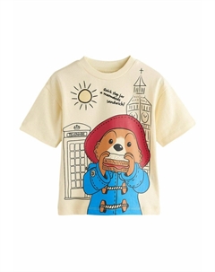 Футболка с принтом PADDINGTON BEAR SHORT SLEEVE, бежевый Next
