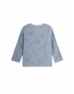 Рубашка с длинным рукавом GIRAFFE TEXTURED REGULAR FIT, синий Jojo maman bébé