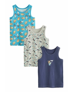 Комплект маек REGULAR FIT, 3 предмета, мультиколор Next