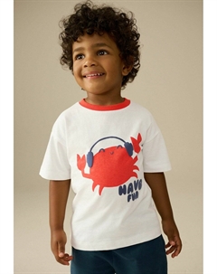 Футболка с принтом REGULAR FIT - SHORT SLEEVE GRAPHIC , белый Next