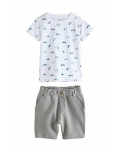 Футболка с принтом REGULAR FIT, белый Next