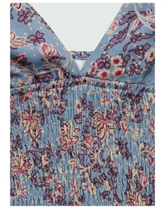 Топ FLOREST, синий Mango kids