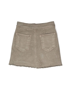 Kids джинсовая юбка мини, серый Rick owens