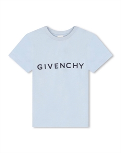 Kids футболка с логотипом, синий Givenchy