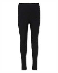 Kids легинсы из органического хлопка с логотипом, черный Givenchy