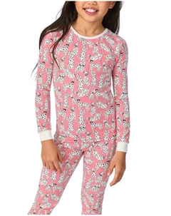 Пижамный комплект с длинными рукавами Paris Je T'aime унисекс - Little Kid, Big Kid, белый Bedhead pajamas