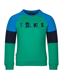 Толстовка Trollfjord, зеленый Trollkids