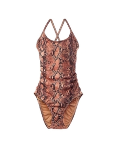 Комбинезон Ayah с вырезом, коричневый Pilyq