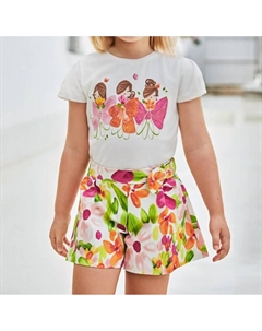 Яркая многоцветная атласная юбка для девочек Kids Girls, мультиколор Mayoral