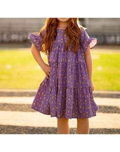 Пурпурное и золотое платье Game Day The yellow lamb