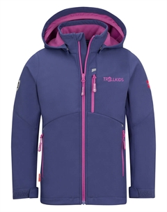 Куртка софтшелл Balestrand, фиолетовый Trollkids